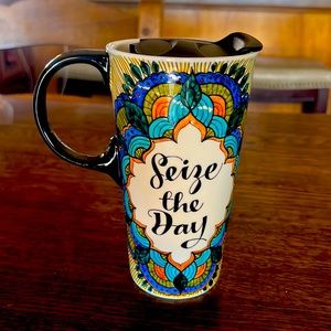 Cypress Ceramic Travel Mug with Lid